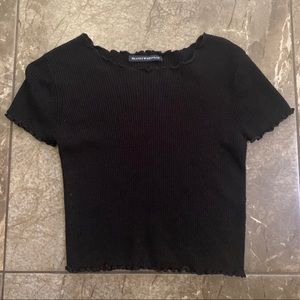Black Brandy Melville Short-Sleeve